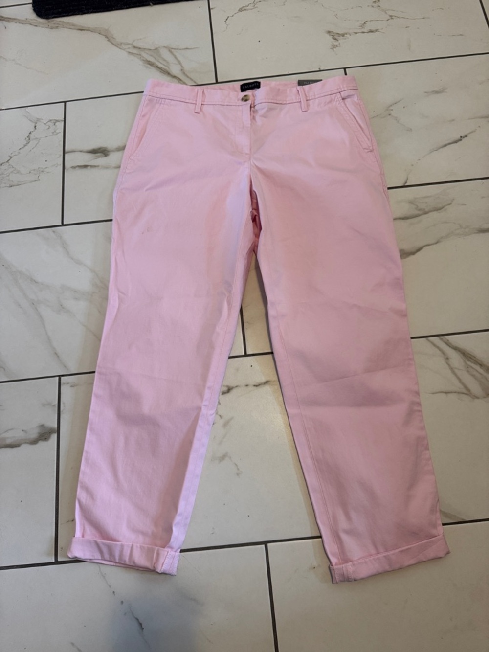 Talbots Pink Relaxed Chino Pants